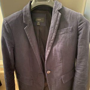 navy blue J.Crew structured blazer. Size 2P